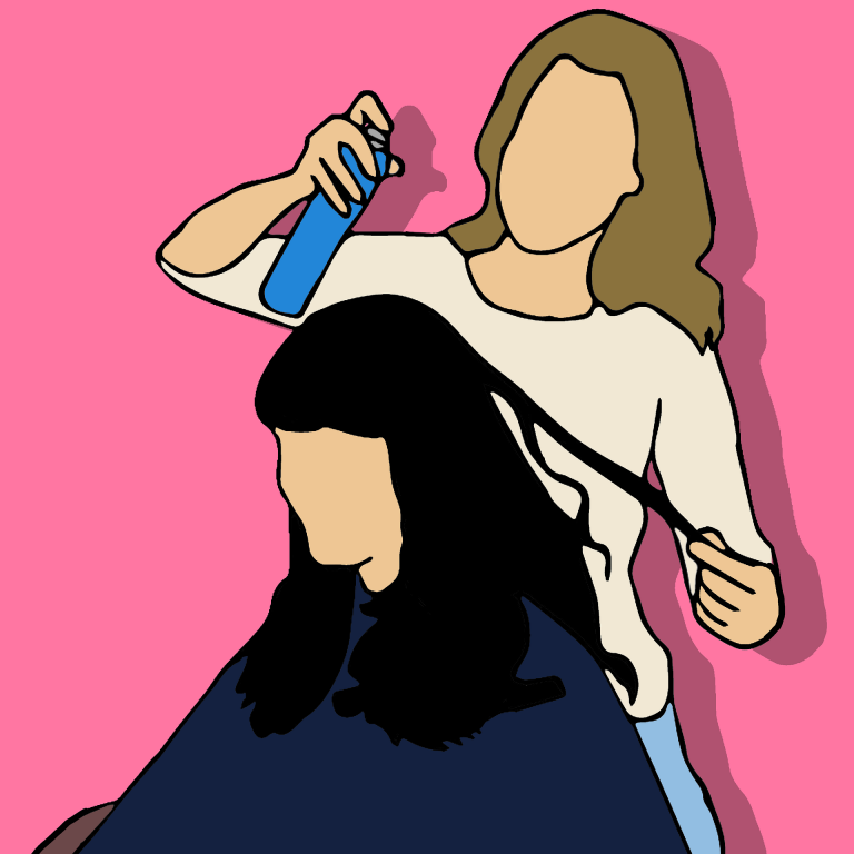 employment and hearing loss-- doing hair in a noisy salon hair salon